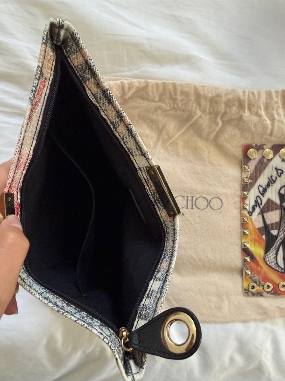 Jimmy Choo Ltd Ed Clutch - Picture 7 of 9